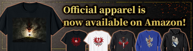 Official apparel is now available on Amazon!